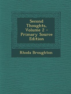 Couverture_Second Thoughts, Volume 2 - Primary Source Edition