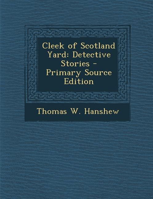 Front cover_Cleek of Scotland Yard