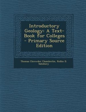 Couverture_Introductory Geology