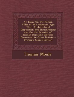 Couverture_An Essay On the Roman Villas of the Augustan Age