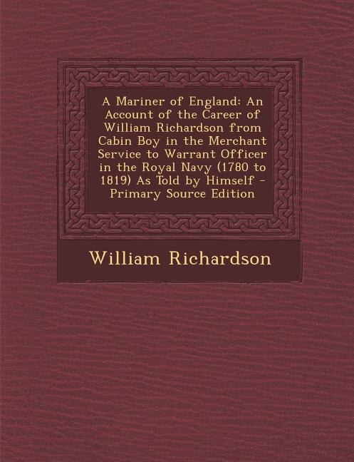 Front cover_A Mariner of England