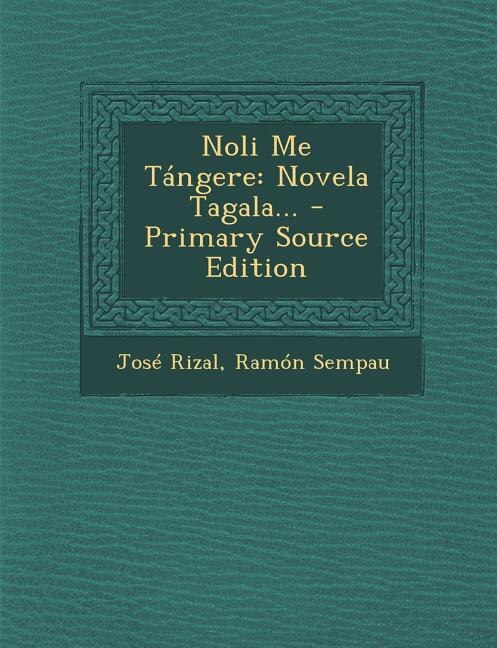 Front cover_Noli Me Tángere