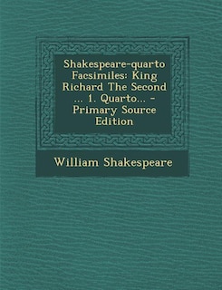 Front cover_Shakespeare-quarto Facsimiles