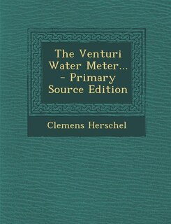 Couverture_The Venturi Water Meter...