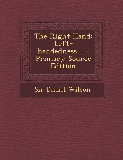 Front cover_The Right Hand