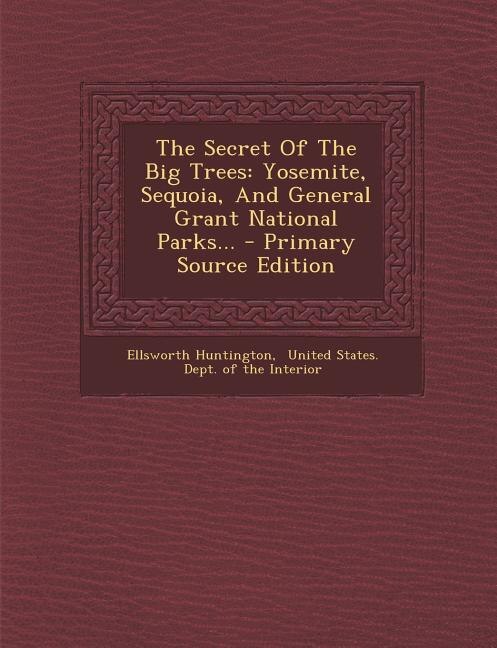 Front cover_The Secret Of The Big Trees