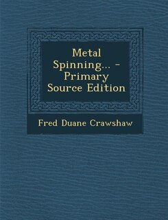 Front cover_Metal Spinning...