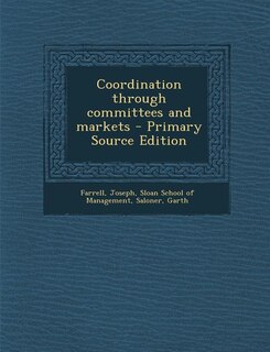 Front cover_Coordination through committees and markets