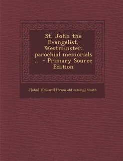 Front cover_St. John the Evangelist, Westminster