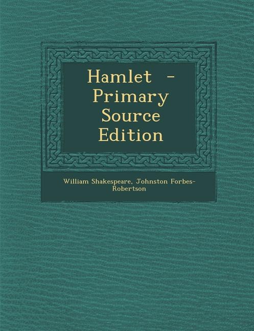 Front cover_Hamlet  - Primary Source Edition