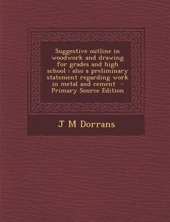 Front cover_Suggestive outline in woodwork and drawing for grades and high school