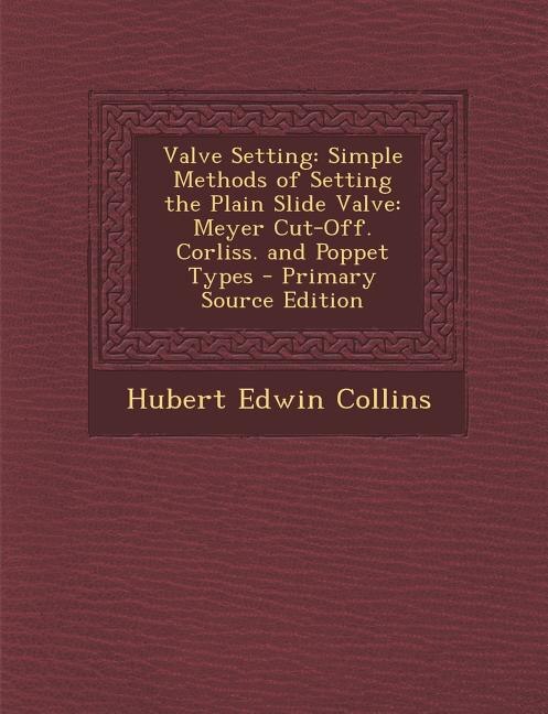 Couverture_Valve Setting