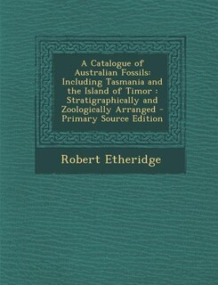 Couverture_A Catalogue of Australian Fossils