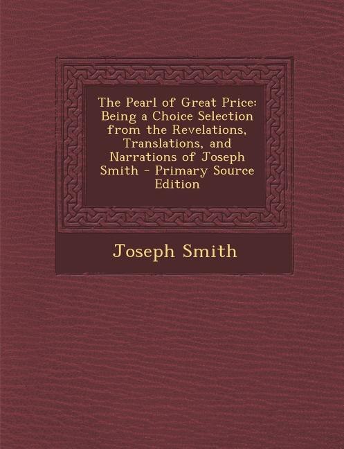 Front cover_The Pearl of Great Price