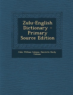 Couverture_Zulu-English Dictionary