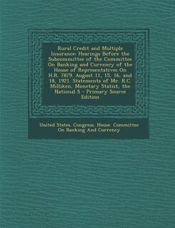 Front cover_Rural Credit and Multiple Insurance