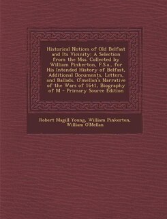Front cover_Historical Notices of Old Belfast and Its Vicinity