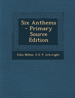Couverture_Six Anthems