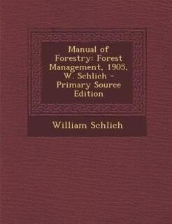 Front cover_Manual of Forestry