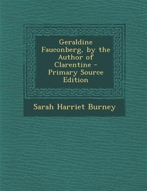 Couverture_Geraldine Fauconberg, by the Author of Clarentine