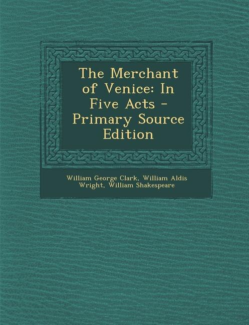 Front cover_The Merchant of Venice