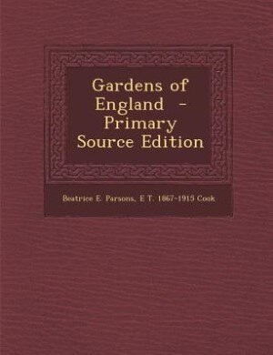 Couverture_Gardens of England