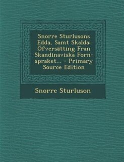 Front cover_Snorre Sturlusons Edda, Samt Skalda