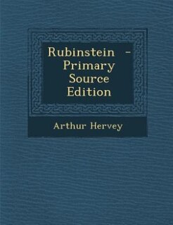Front cover_Rubinstein