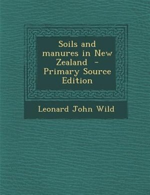 Couverture_Soils and manures in New Zealand