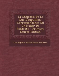 Front cover_La Chalotais Et Le Duc D'auguillon