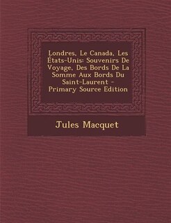 Front cover_Londres, Le Canada, Les États-Unis