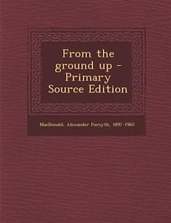 Couverture_From the ground up