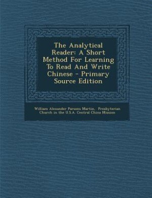 Front cover_The Analytical Reader