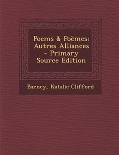 Front cover_Poems & Poèmes; Autres Alliances