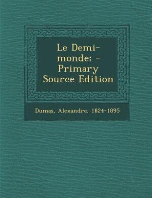 Front cover_Le Demi-monde;