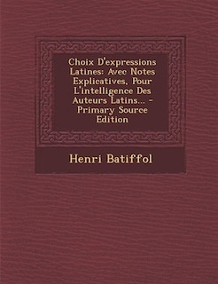 Couverture_Choix D'expressions Latines