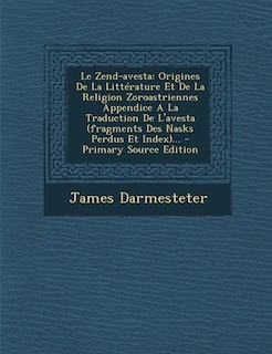 Front cover_Le Zend-Avesta