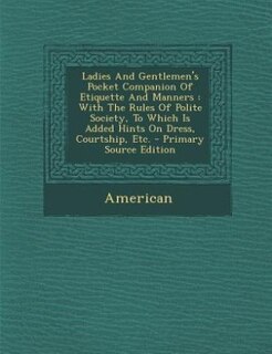Front cover_Ladies And Gentlemen's Pocket Companion Of Etiquette And Manners