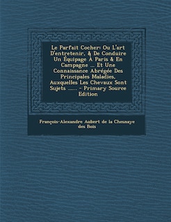 Front cover_Le Parfait Cocher