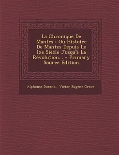 Front cover_La Chronique De Mantes