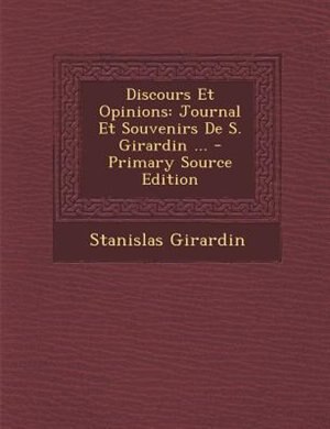 Couverture_Discours Et Opinions