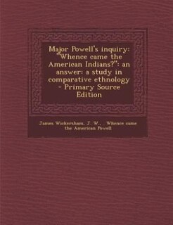 Couverture_Major Powell's inquiry