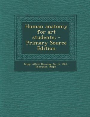 Couverture_Human anatomy for art students;