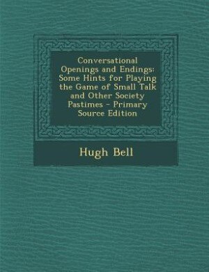 Front cover_Conversational Openings and Endings