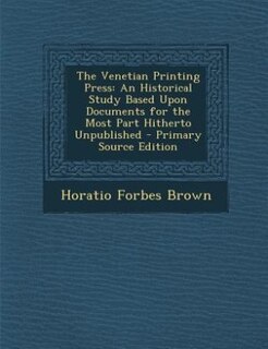 Front cover_The Venetian Printing Press