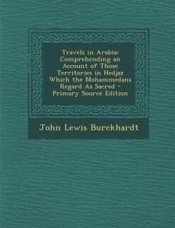 Front cover_Travels in Arabia