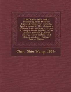 Front cover_The Chinese cook book