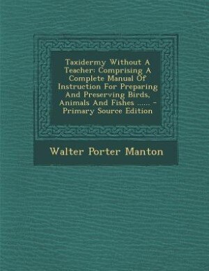 Couverture_Taxidermy Without A Teacher