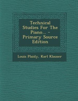 Couverture_Technical Studies For The Piano...
