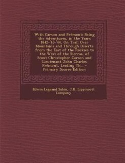 Couverture_With Carson and Frémont